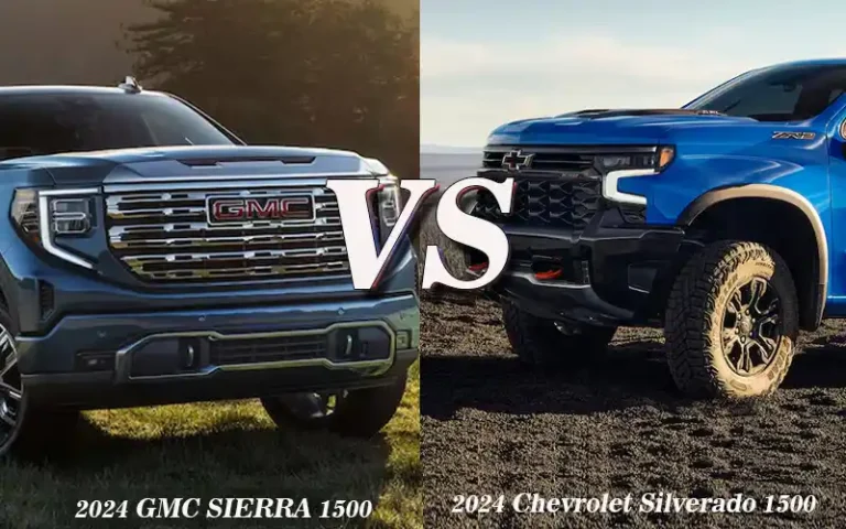 2024 GMC Sierra 1500 vs 2024 Chevrolet Silverado 1500