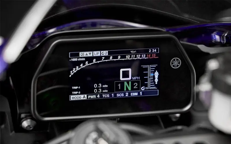 2025 Yamaha YZF R1 speedometer USA autosoto